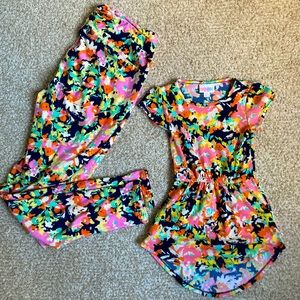 LuLaRoe Floral Mommy & Me Set